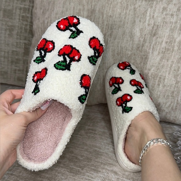 Shoes - Cherry House Slippers sizes 6, 7, 8